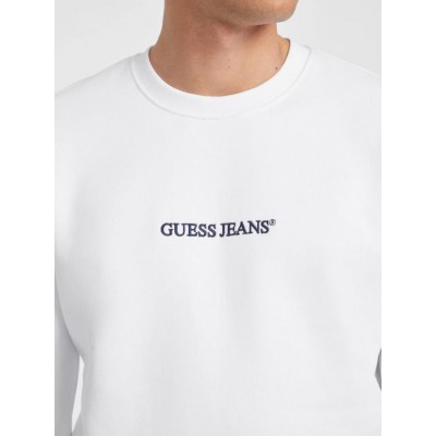 Ανδρική Μπλούζα GUESS JEANS M4YQ19K9V31-G011 Άσπρο