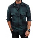 Rebase - 252RGS-5102 - CC7 Black Forest Green - Πουκάμισο