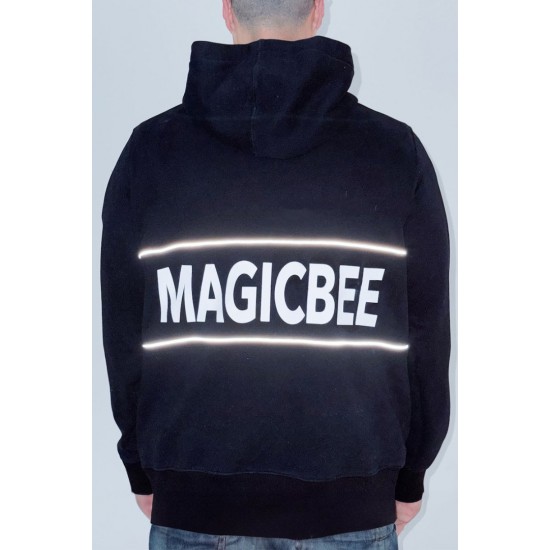 Ανδρική Μπλούζα Φούτερ MAGIC BEE 25513-Black