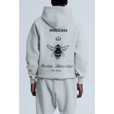 Ανδρική Μπλούζα Φούτερ MAGIC BEE 25506-Ice Grey