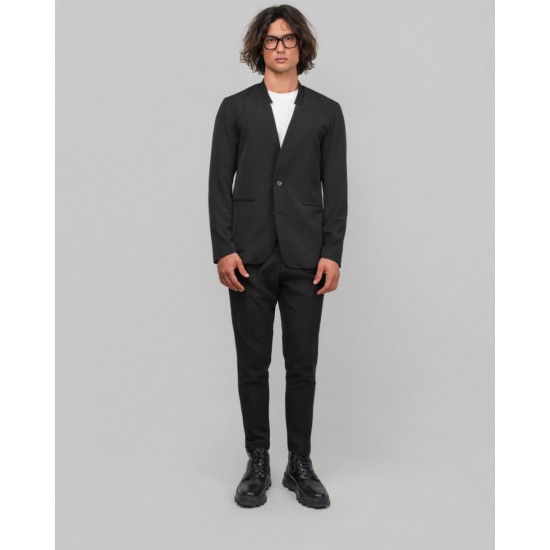 Ανδρικό ΜΑΟ Σακάκι DEZIGN EJ-2618 Μαύρο