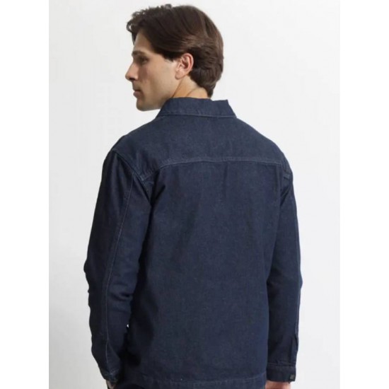 TRESOR - Ανδρικό overshirt MICKEL 2312 Blue