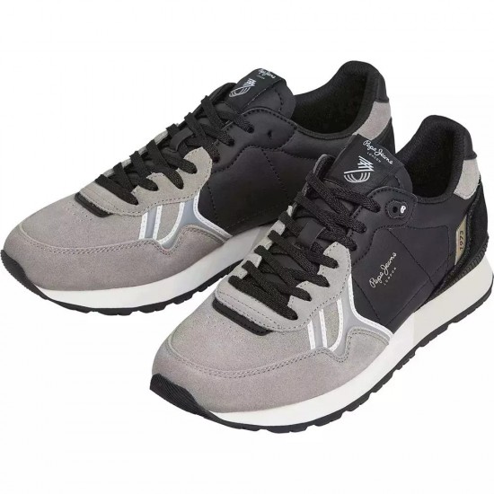 Pepe Jeans Ανδρικά Sneakers Brit Half PMS400003-925 Γκρι