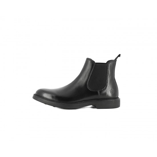 LumberjackLenard Δερμάτινα Μαύρα Chelsea Μποτάκια  102217100 020