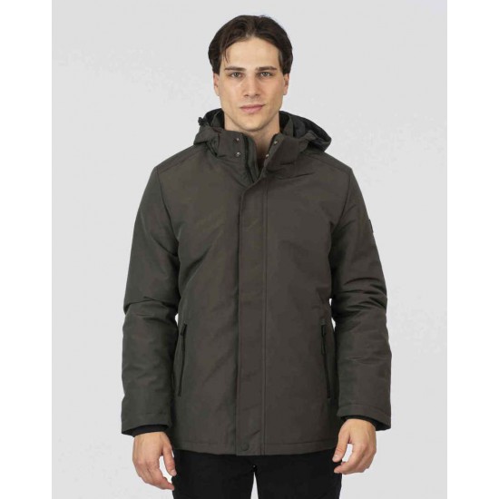Rebase Ανδρικό Μπουφάν 252RJK-2050 DK Khaki
