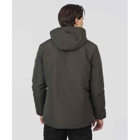 Rebase Ανδρικό Μπουφάν 252RJK-2050 DK Khaki