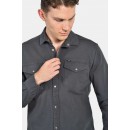 KEDI COTTON JEANS SHIRT X-25001 ΑΝΘΡΑΚΙ