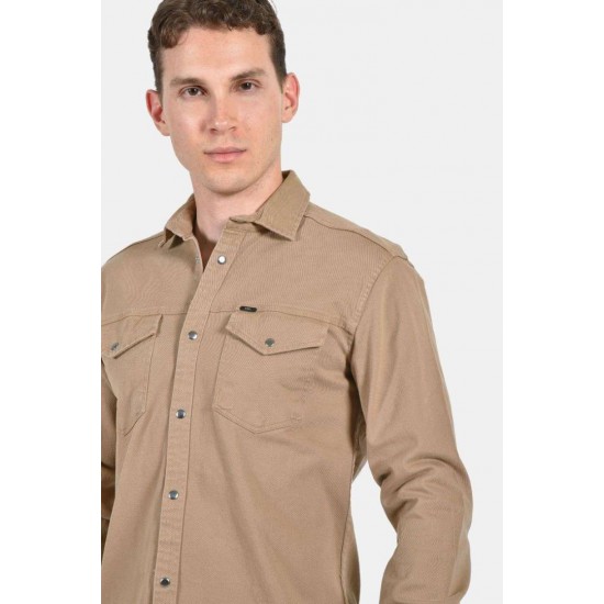 KEDI COTTON JEANS SHIRT X-25001 KAMEL