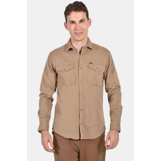 KEDI COTTON JEANS SHIRT X-25001 KAMEL