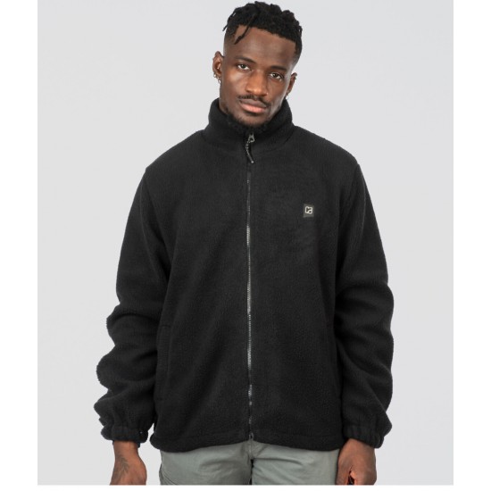 REBASE ZAKETA FLEECE TEDDY SHERPA ME ΦΕΡΜΟΥΑΡ 252RFT-7010 BLACK