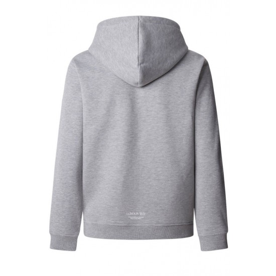 Pepe Jeans Ανδρική Ζακέτα Φούτερ Με Κουκούλα Macbeth Melange Zip PM5800017-933-ΓΚΡΙ