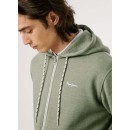 Pepe Jeans Ανδρική Ζακέτα Φούτερ Με Κουκούλα Macbeth Melange Zip PM5800017-679 Πράσινο