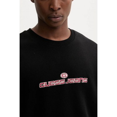 ​Ανδρική Μπλούζα Φούτερ GUESS JEANS M5BQ24K9V31-JBLK Μαύρο