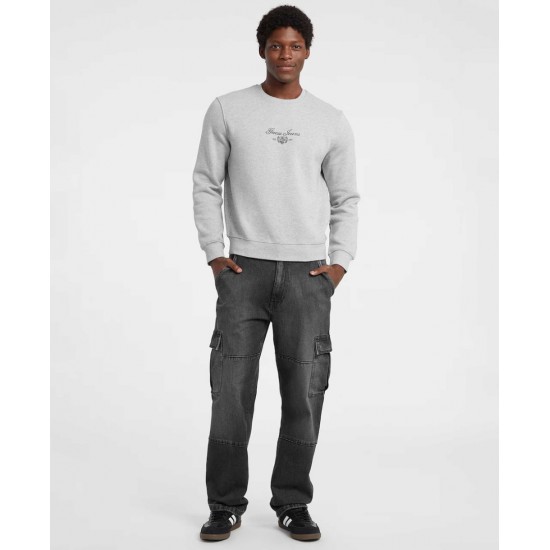 GUESS JEANS M SLIM SCRIPT CREWNECK SWEATER - M5BQ35K9V31-H90Z