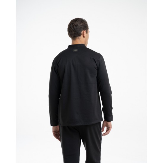 MRT MARTINI-Jacket over μάο με φερμουάρ – Μαύρο-4450-2