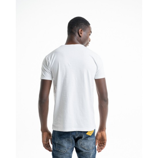 MRT MARTINI-T-Shirt κολλεγίου MRTN Jeans Ropes – Λευκό-71159-1
