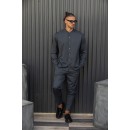 Henry Clothing Μακρυμάνικo Πουκάμισο  9-120 GREY