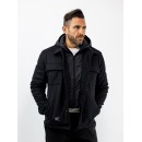 MANAGER Μπουφάν με αποσπώμενο γιλέκο Regular Fit Μαυρο 2544