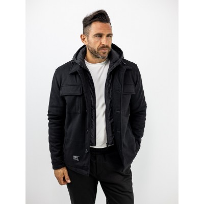 MANAGER Μπουφάν με αποσπώμενο γιλέκο Regular Fit Μαυρο 2544