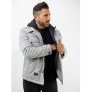 MANAGER Μπουφάν με αποσπώμενο γιλέκο Regular Fit Γκρι 2544