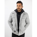 MANAGER Μπουφάν με αποσπώμενο γιλέκο Regular Fit Γκρι 2544