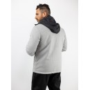 MANAGER Μπουφάν με αποσπώμενο γιλέκο Regular Fit Γκρι 2544