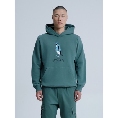 MagicBee Urban Penguin Hoodie - Green 25510