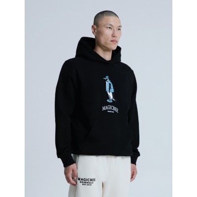 MagicBee Urban Penguin Hoodie - Black 25510