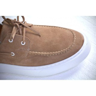 Ανδρικά Παπούτσια Boat Riviera 2072 Linen Dorato Suede ΜΠΕΖ