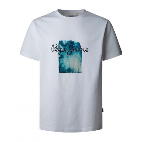 Pepe Jeans T-Shirt Drop 2 Prush PM509781-800 White