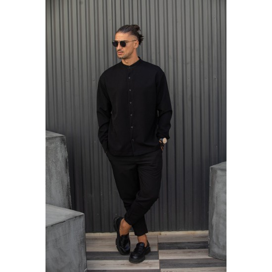 HENRY SHIRT 9-120 BLACK