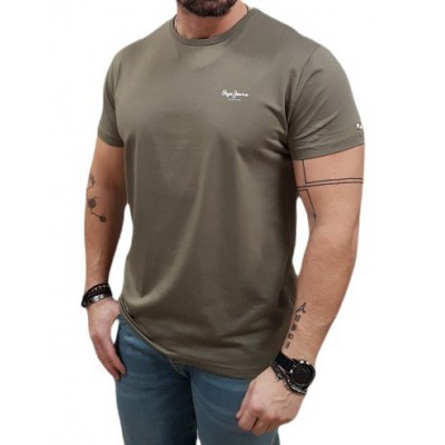 Ανδρική Μπλούζα PEPE JEANS PM508212-726 Χακί