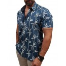 Rebase - 251RGS-5051 - Short Sleeve Shirt - Colonial Blue - Κοντομάνικο Πουκάμισο