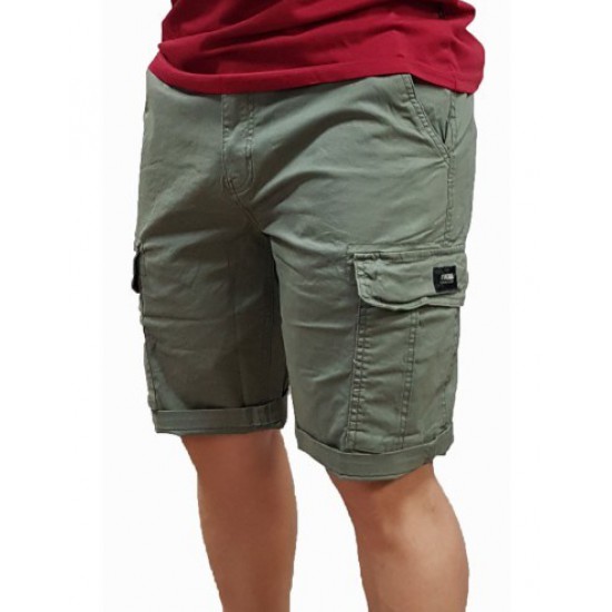 Rebase - 251RMSHO-7001 - Cargo Shorts - Lt. Olive - Βερμούδα