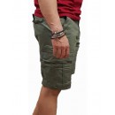 Rebase - 251RMSHO-7001 - Cargo Shorts - Lt. Olive - Βερμούδα