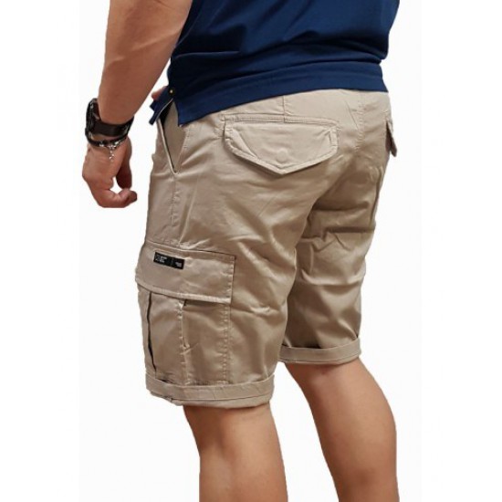 Rebase - 251RMSHO-7026 - Cargo Shorts - Lt. Ash - Βερμούδα