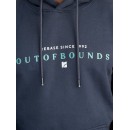 Rebase 252RTOP-1041 φούτερ DK blue