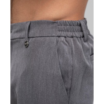 Dezign ΓΚΡΙ ΕΛΑΣΤΙΚΟ ΠΑΝΤΕΛΟΝΙ ΜΕ ΛΑΣΤΙΧΟ ΣΤΗ ΜΕΣΗ ET-2611