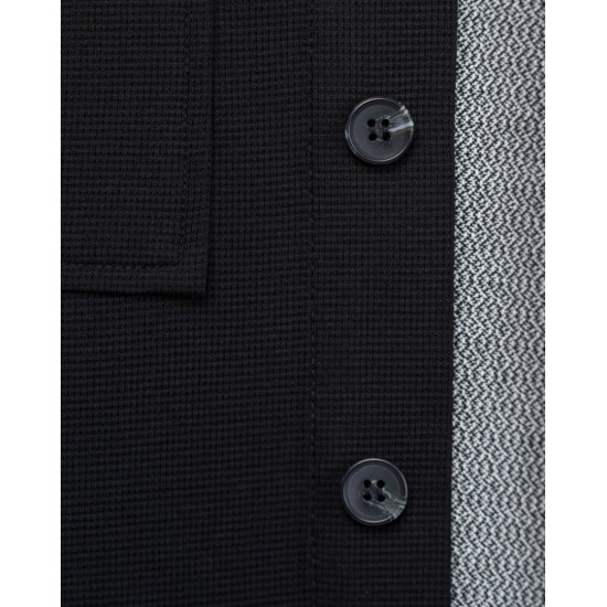 Dezign ΜΑΥΡΟ ΣΧΕΔΙΑΣΤΙΚΟ  Overshirt ED-2625