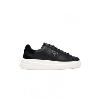 GUESS ELBAN LEATHER SNEAKERS MEN FMFBANLEL12-BLACK