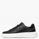 GUESS ELBAN LEATHER SNEAKERS MEN GUES SFMFBANLEL12-BLACK