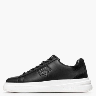GUESS ELBAN LEATHER SNEAKERS MEN FMFBANLEL12-BLACK