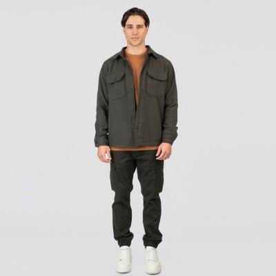 Rebase 252RGS-5106 Πουκάμισο Dk Khaki