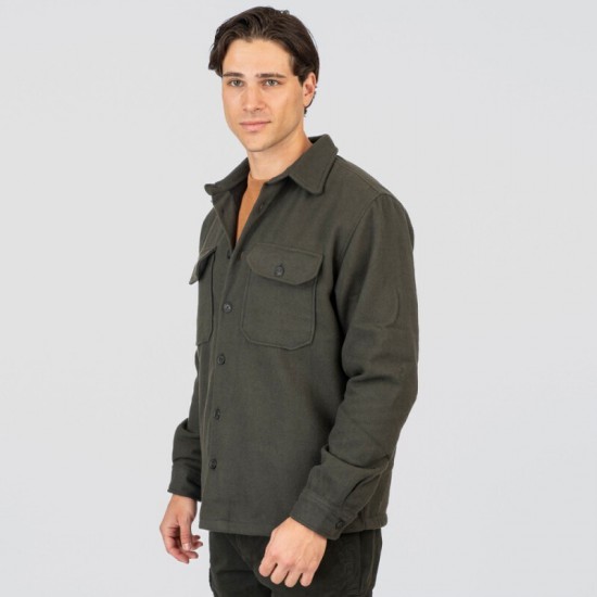 Rebase 252RGS-5106 Πουκάμισο Dk Khaki