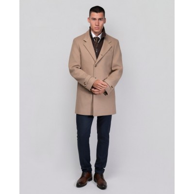 Dezign C-2607 ΠΑΛΤΟ ΜΕ ΑΠΟΣΠΩΜΕΝΟ ΓΙΛΕΚΟ καμελ