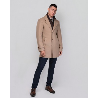 Dezign C-2607 ΠΑΛΤΟ ΜΕ ΑΠΟΣΠΩΜΕΝΟ ΓΙΛΕΚΟ καμελ