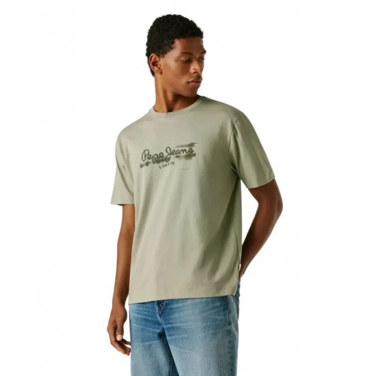 PEPE JEANS  Ανδρικό t-shirt : PM5010292-701-ΧΑΚΙ