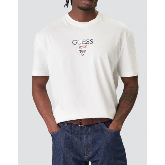 Guess Ανδρική Μπλούζα Κωδικός: M6RI45K8HM0-G011 WHITE_