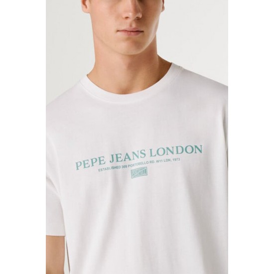 ​Ανδρική Μπλούζα PEPE JEANS PM5010309-800 Άσπρο