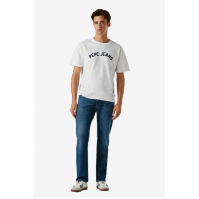 PEPE JEANS M GIO TEE - PM5010295-800-ΛΕΥΚΟ